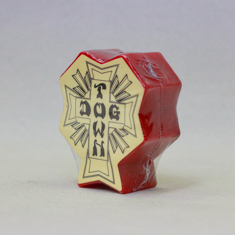 dt cross logo wax red