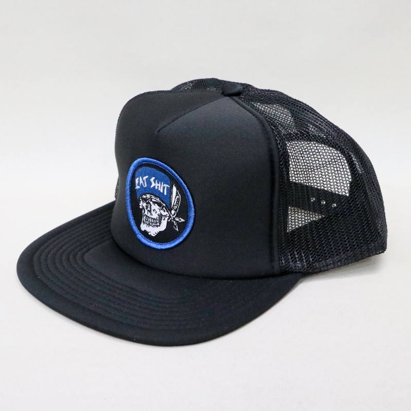 suicidal skates eat shit patch flip mesh hat black