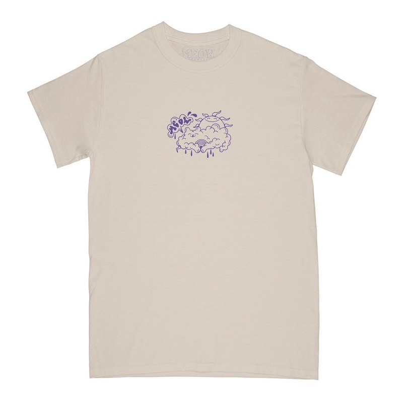 meow dream tee natural