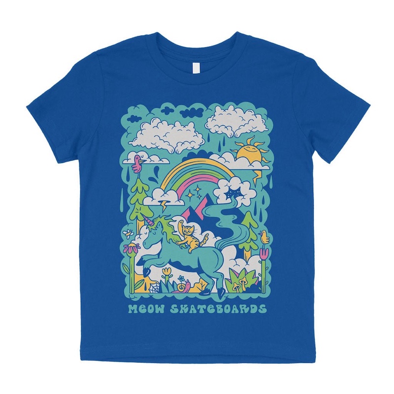 meow dream tee youth royal